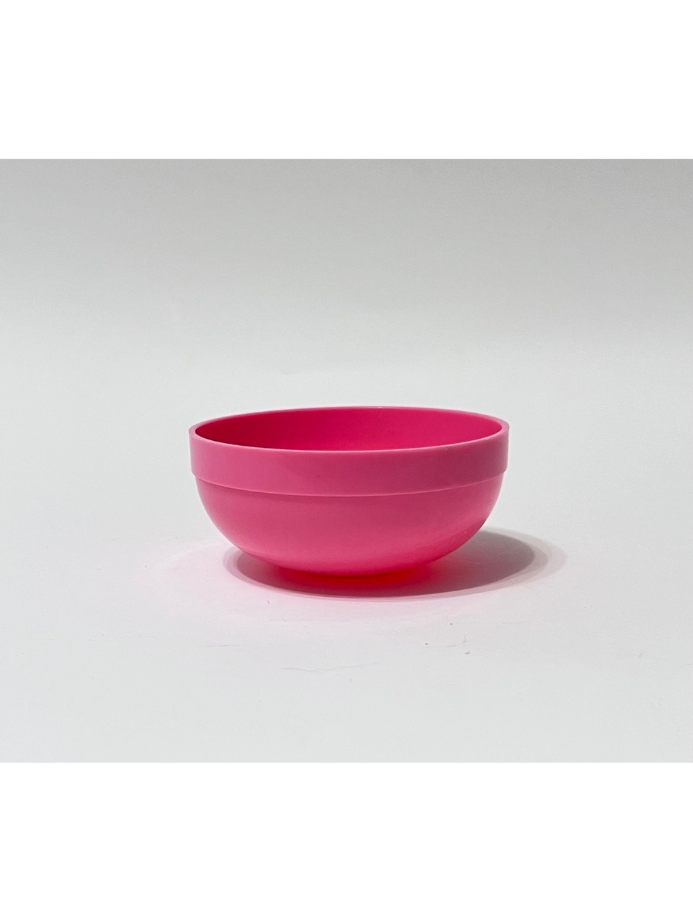Vintage Pink Plastic Toy Bowl Replacement Piece Pretend Play Kitchen Dish 3"